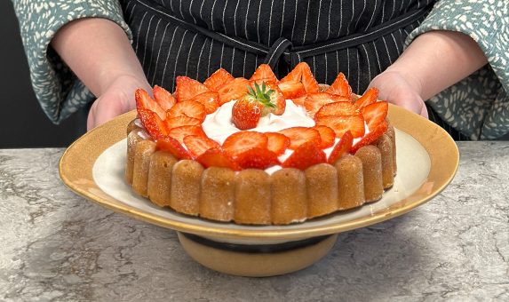 Moederdag Citroencake met Aardbeien