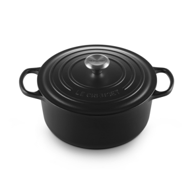 Le Creuset Signature Braadpan Mat Zwart 26cm 21177260000430