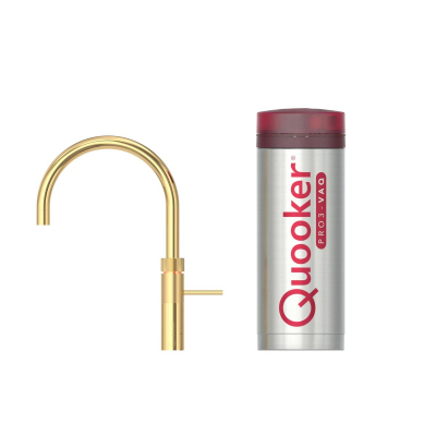 Quooker PRO3 Fusion Round 3-in-1 kraan Goud 3FRGLD