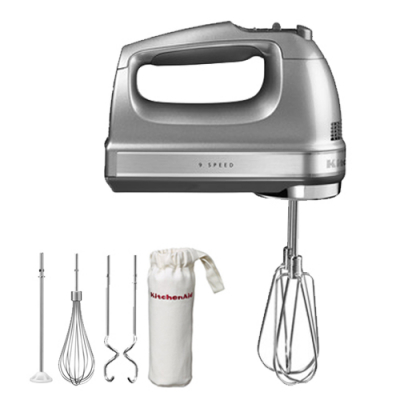 KitchenAid Handmixer Contour Silver 5KHM9212ECU