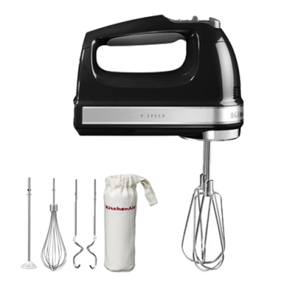 KitchenAid Handmixer zwart 5KHM9212EOB