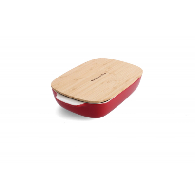 KitchenAid Ovenschaal met deksel L Rood CC006108-001 
