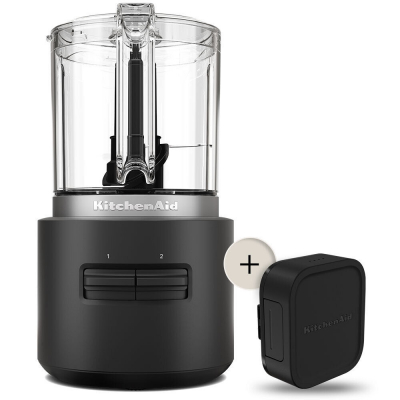 KitchenAid Go Draadloze Hakmolen met batterij 5KFCR531BM
