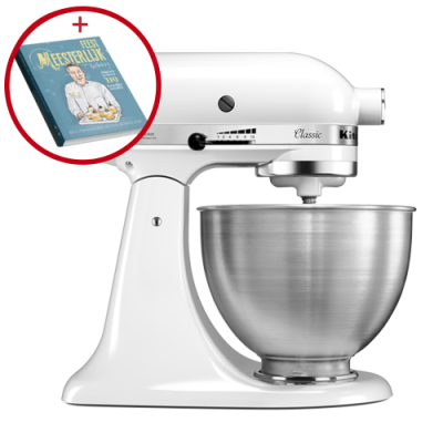 KitchenAid CLASSIC Keukenmixer wit 5K45SSEWH