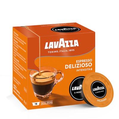 Lavazza A Modo Mio Koffiecapsules Delizioso 16st 30.000.81