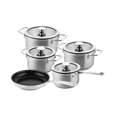 DUCQ Downdraft 3-laags Pannenset 5-delig DU110009