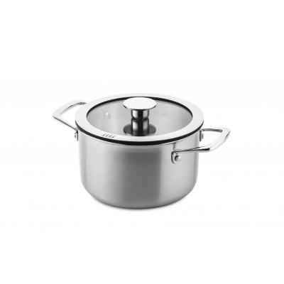 DUCQ Downdraft 3-laags Kookpan 18cm DU110118