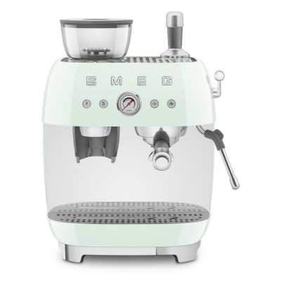SMEG Espressomachine met bonenmaler Watergroen EGF03PGEU