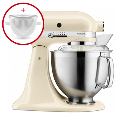 KitchenAid Artisan Keukenmixer 4,8 L Amandelwit 5KSM185PSEAC