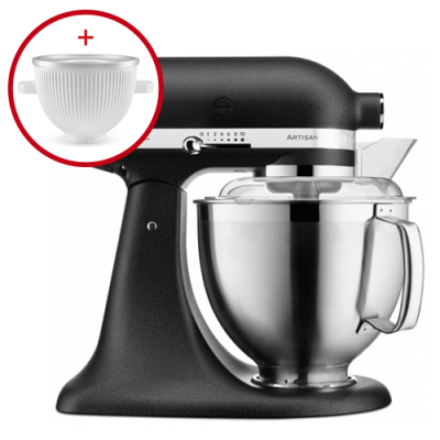KitchenAid Artisan Keukenmixer 4,8 L Vulkaanzwart 5KSM185PSEBK