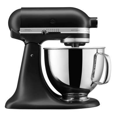 KitchenAid Artisan Keukenmixer 4,8L Mat zwart 5KSM125EBM