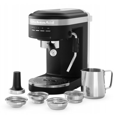 KitchenAid Espressomachine Mat Zwart 5KES6403EBM