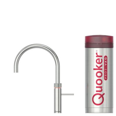 Quooker PRO3 Fusion Round 3-in-1 kraan RVS 3FRRVS