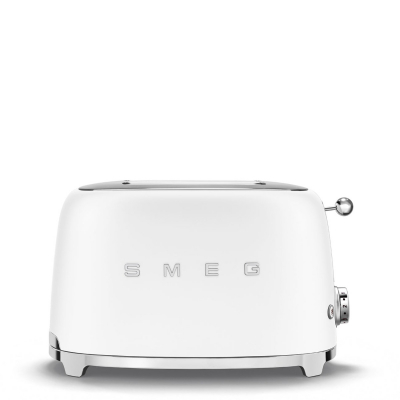 Smeg Broodrooster 2x2 Mat Wit TSF01WHMEU