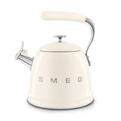 SMEG Fluitketel Crème WKF01CR